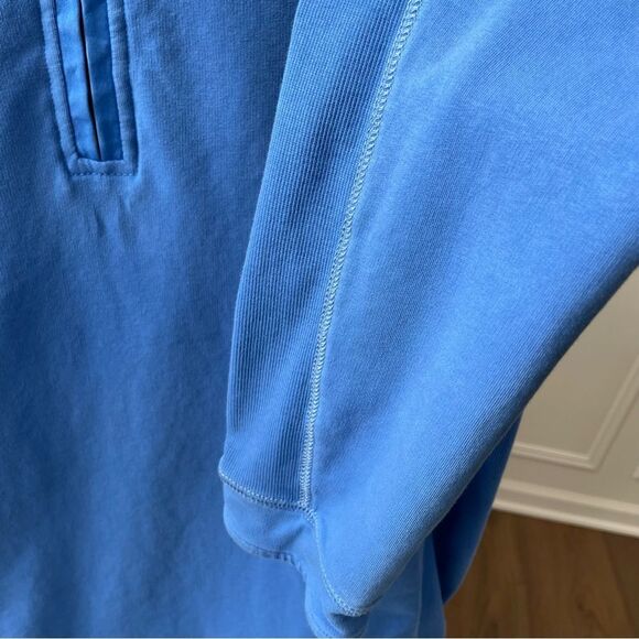 Tommy Bahama Blue 1/4 Zip Pullover L - Picture 6 of 8